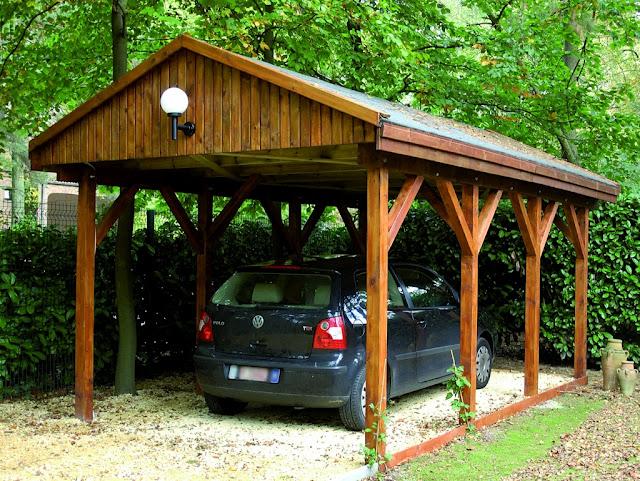 Carports hout